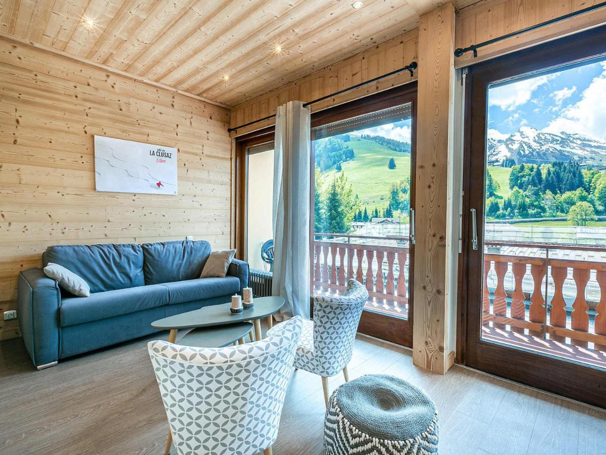 Grand Studio Cabine, Balcon, Parking, Centre La Clusaz - Fr-1-437-85 Екстер'єр фото